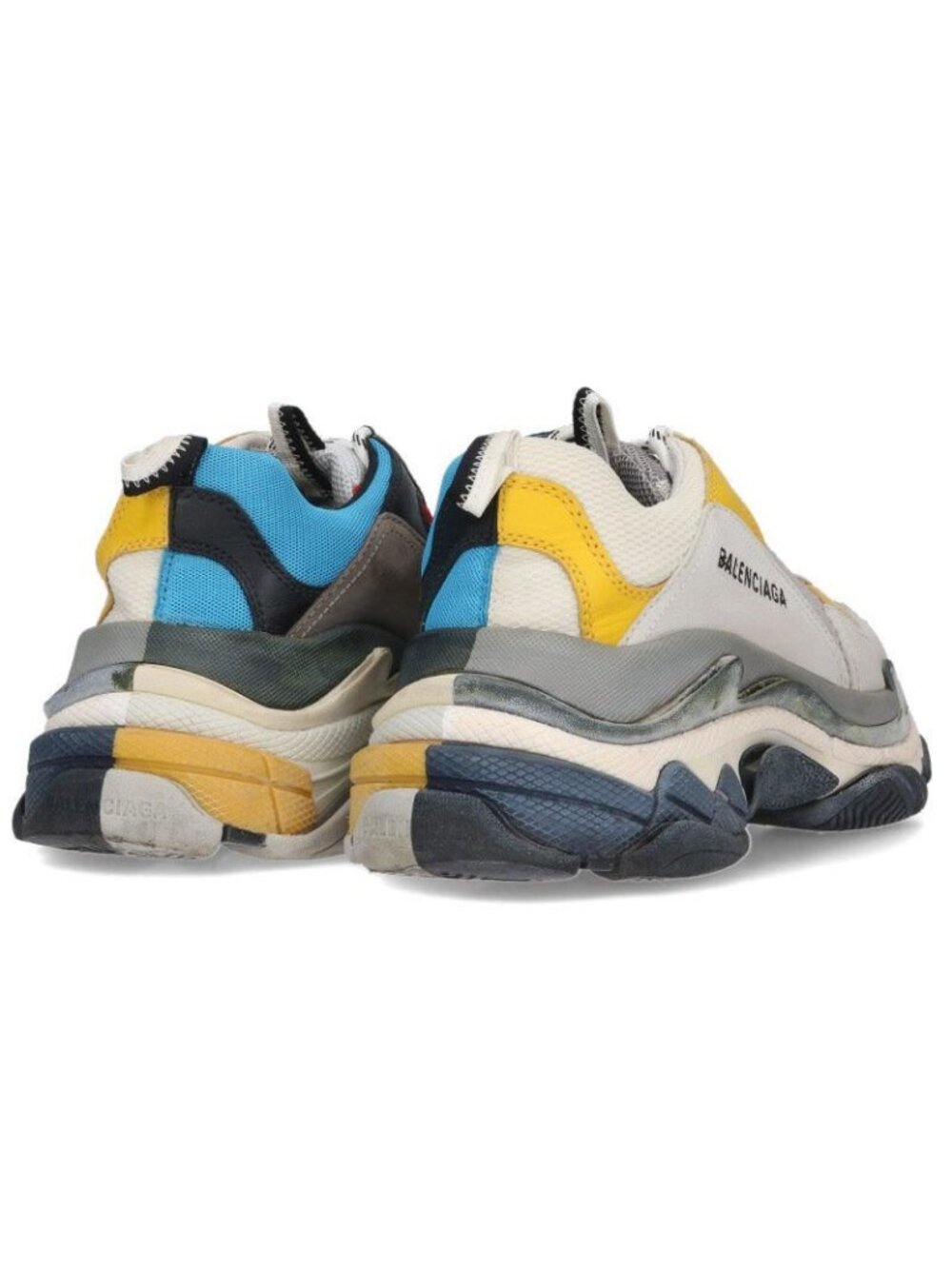 Balenciaga Triple S a Calf Suupro Cut Sneakers 41 - Picture 2 of 5